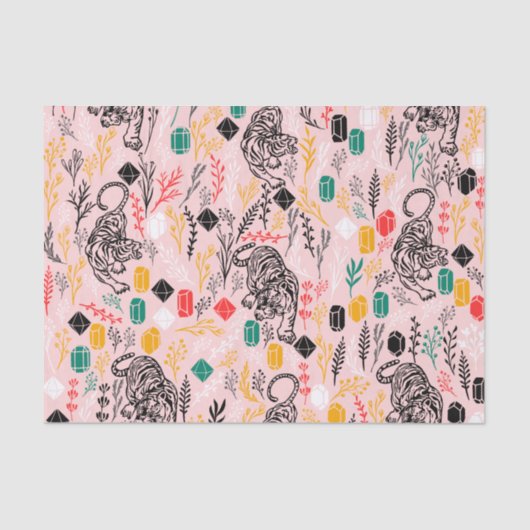 キュートタイガーティッシュペーパー 薄葉紙 (正面)