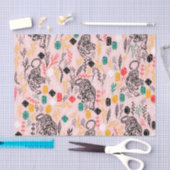 キュートタイガーティッシュペーパー 薄葉紙 (クラフト)