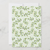 キュートタイガー子供の誕生日パーティー サンキューカード (裏面)