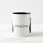 キュートタキシード子猫チリンマグ ツートーンマグカップ (中央)