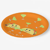 キュートタコバー紙プレート ペーパープレート (アングル)