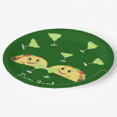 キュートタコバー紙プレート ペーパープレート (アングル)