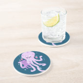 キュートタコママスケッチアート コースター (側面)