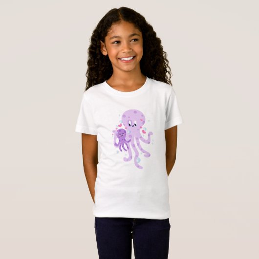 キュートタコママスケッチアート Tシャツ (正面フル)