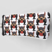 キュートタスマニアデビルデザイン ゴルフヘッドカバー (正面)