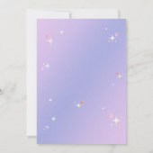 キュートタロボバティーガール誕生日招待状 招待状 (裏面)