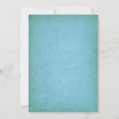 キュートターコイズオクトーバーフェスト招待状 招待状 (裏面)