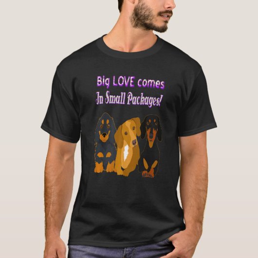 キュートダシュントおもしろいウィーナードッグ2 Tシャツ (正面)