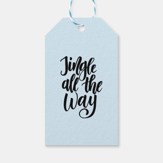 キュートダシュント通り雪の単語のホリ遊ティ ギフトタグ (裏面)