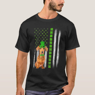 キュートダシュンドサンパトリックSデイアメリカ国旗D Tシャツ