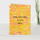 キュートダシュンドドッグおもしろいブライトハッピーバースデー カード (裏面)