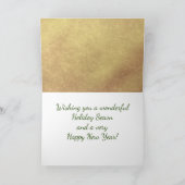 キュートダシュンドホリデークリスマスカード 案内状 (内部)