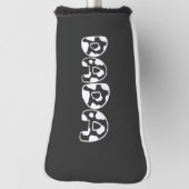 キュートダダ牛誕生日ファミリーマッチングファーム ゴルフヘッドカバー (回転90)