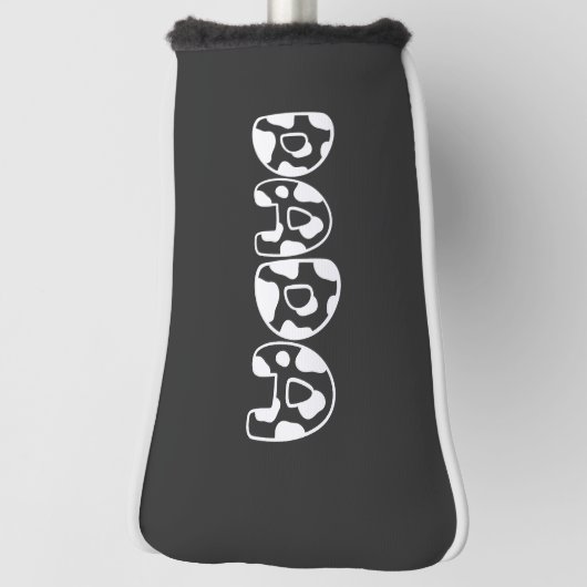 キュートダダ牛誕生日ファミリーマッチングファーム ゴルフヘッドカバー (回転90)