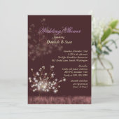 キュートダンデオンズブルゴーニュブライダルシャワー 招待状 (スタンド正面)