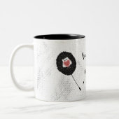 キュートダンデリオンヘッジホッグハート ツートーンマグカップ (左)