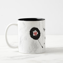 キュートダンデリオンヘッジホッグハート ツートーンマグカップ