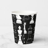 キュートチェスボードゲーム子供の誕生日パーティー紙C 紙コップ (右)