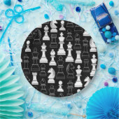 キュートチェスボードゲーム子供の誕生日パーティー紙P ペーパープレート (パーティー)