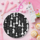 キュートチェスボードゲーム子供の誕生日パーティー紙P ペーパープレート (パーティー)