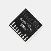 キュートチェスボードゲーム子供の誕生日パーティー スタンダードカクテルナプキン (角)