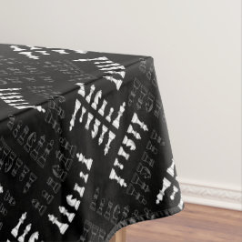 キュートチェスボードゲーム子供の誕生日パーティー テーブルクロス