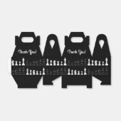 キュートチェスボードゲーム子供の誕生日パーティー フェイバーボックス (折り畳みなし)