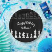 キュートチェスボードゲーム子供の誕生日パーティー ペーパープレート (パーティー)