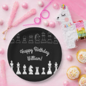 キュートチェスボードゲーム子供の誕生日パーティー ペーパープレート (パーティー)