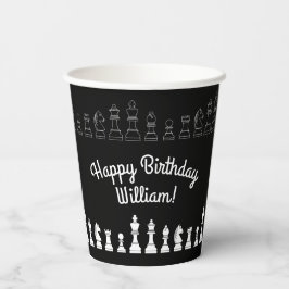 キュートチェスボードゲーム子供の誕生日パーティー 紙コップ