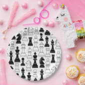 キュートチェスボードゲーム子供の誕生日 ペーパープレート (パーティー)