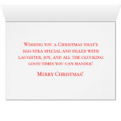 キュートチキンサンタハットファーム農家メリークリスマス (内部横(下))