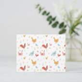 キュートチキンヘンとベビーチックス シーズンポストカード (スタンド正面)