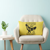 キュートチキンラバーファーム農家ロースターイエロー ランバークッション (椅子)