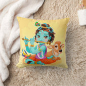 キュートチニークリシュナ&カウズ クッション (ブランケット)