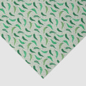 キュートチパターン（の模様が）あるリペッパーズオングリーンティッシュペーパー 薄葉紙 (詳細)