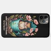 キュートチムンクインカップワイルドフラワーコテージコアカスタム Case-Mate iPhoneケース (裏面(横))