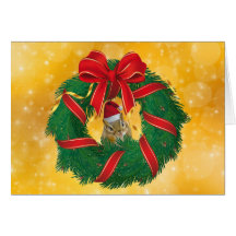 キュートチムンククリスマスリース