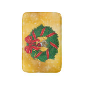 キュートチムンククリスマスリース バスマット (正面縦)