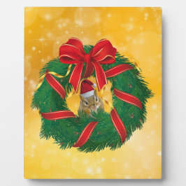 キュートチムンククリスマスリース フォトプラーク