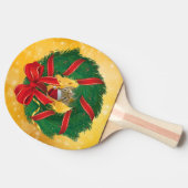 キュートチムンククリスマスリース 卓球ラケット (横)