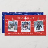 キュートチャラ日ラララ3フォトホリデーカード (正面/裏面)