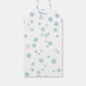 キュートチャーストマ雪だるまギフトラベル ギフトタグ (裏面)