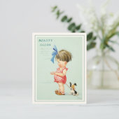 キュートチャールズネブツリーズハガキイラストレーション ポストカード (スタンド正面)