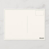 キュートチャールズネブツリーズハガキイラストレーション ポストカード (裏面)