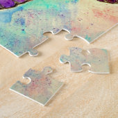 キュートチョウチョウ飛んでいるジグソーパズル ジグソーパズル (側面)