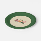 キュートチョオトレイン子供の誕生日パーティープレート ペーパープレート (アングル)