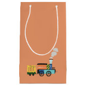 キュートチョオトレイン子供の誕生日パーティー抱き枕 スモールペーパーバッグ (正面)