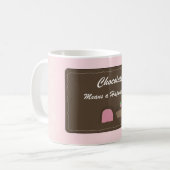 キュートチョコレートことわざ コーヒーマグカップ (正面左)