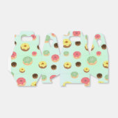 キュートチョコレートストロベリードーナツ柄誕生日 フェイバーボックス (折り畳みなし)